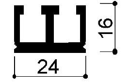 code art. FM2036 : special aluminum profile