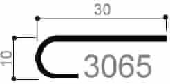 code art. FM3065 : special aluminum profile