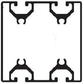 40x40 modular aluminum profile