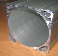 Rond en aluminium anodis profil vrin pneumatique Tube