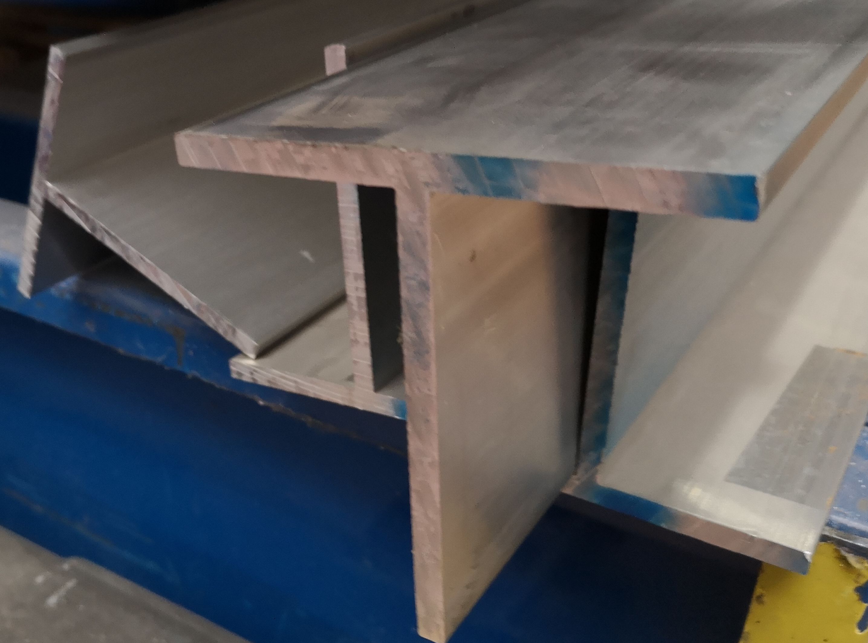 T aluminum profiles